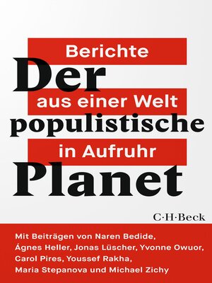 cover image of Der populistische Planet